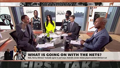 Stephen A.'s top candidates to coach Kevin Durant and Kyrie Irving on the Nets | First Take(1)