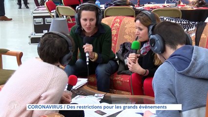 CORONAVIRUS Des restrictions pour les grands événements
