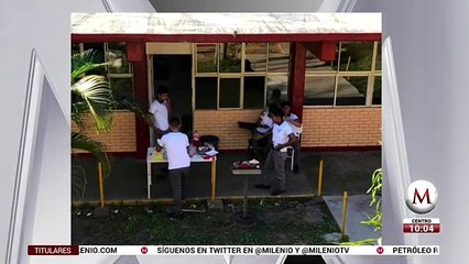 En paro del 9M, estudiantes hacen carne asada en escuela de Tamaulipas