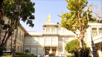 ในหลวง-พระราชินี เสด็จออก ณ พระที่นั่งอัมพรสถาน พระราชทานพระบรมราชวโรกาสให้สมเด็จพระวันรัต เฝ้าฯ