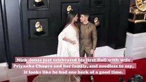 Nick Jonas celebrated his first Holi with Priyanka Chopra in India, and the pictures are incredible