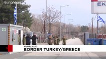 یونان از بیم ورود پناهجویان در مرز ترکیه سیم خاردار نصب کرد