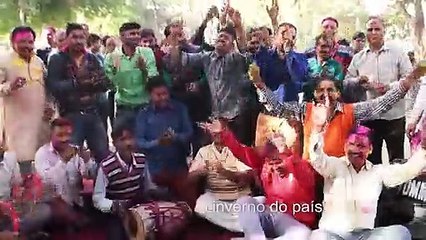 Festival das cores na Índia