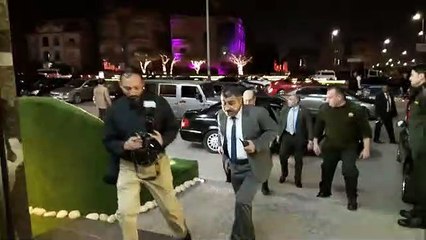 وصول رئيس حزب مستقبل وطن الجديد لمقر الحزب