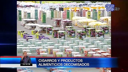 Decomisan contrabando valorado en 100 mil dólares en Quito