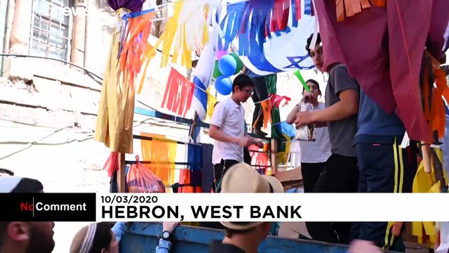 Fête juive de Pourim : carnaval dans les rues d'Hébron