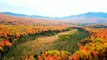 Drone Captures The Beauty Of The Leaves Changing Colors For Fall