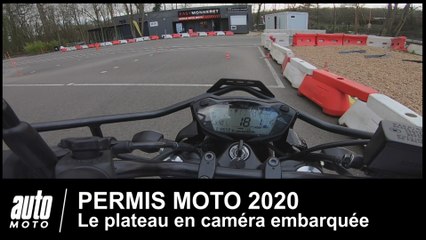 Permis Moto 2020 tutoriel Plateau en caméra EMBARQUEE POV Auto-Moto DAILY