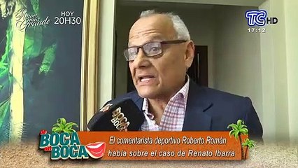 Roberto Román se pronuncia sobre el caso del futbolista Renato Ibarra