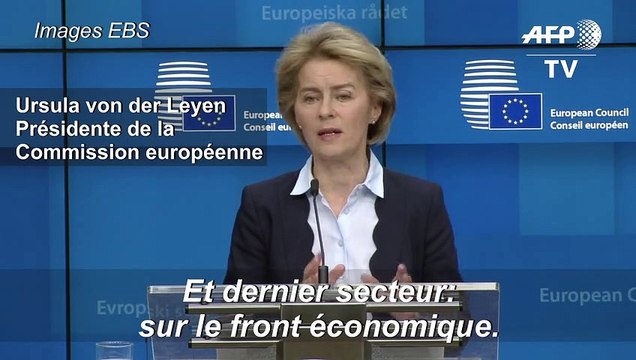 Coronavirus: l'UE va utiliser tous les instruments à disposition pour soutenir l'économie affirme Von der Leyen
