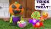 Funny Funlings Trick or Treat Halloween Spooky Challenge Toy Story with Disney Cars McQueen in Family Friendly Full Episode English Story for Kids from a Family Channel