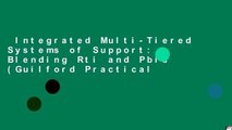 Integrated Multi-Tiered Systems of Support: Blending Rti and Pbis (Guilford Practical