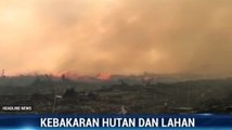 Kebakaran Lahan di Perbatasan Aceh Barat-Aceh Jaya Meluas