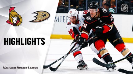 NHL Highlights | Senators @ Ducks 3/10/2020
