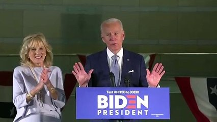 Joe Biden speaks after winning Michigan, Missouri, Mississippi