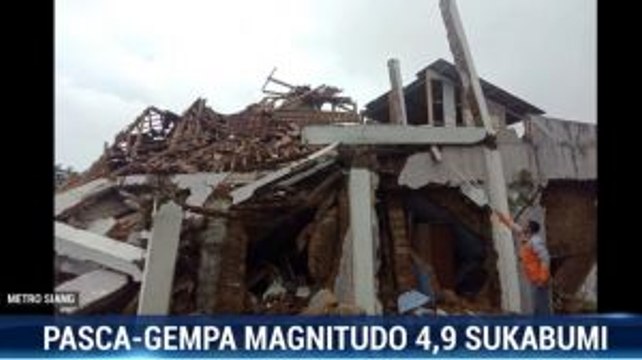 Gempa Sukabumi Rusak Ratusan Rumah