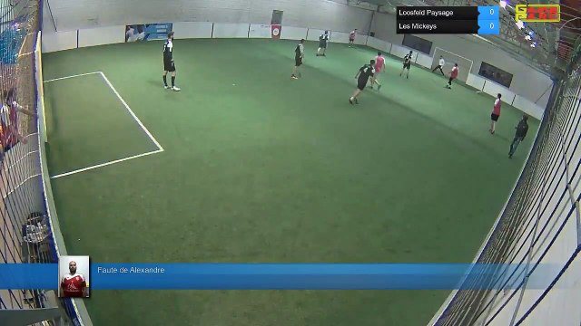 Faute de Alexandre - Loosfeld Paysage Vs Les Mickeys - 10/03/20 19:00 - LIGUE 4 - Poitiers Game Parc