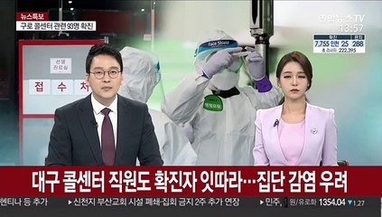 대구 콜센터 직원도 확진자 잇따라…집단 감염 우려
