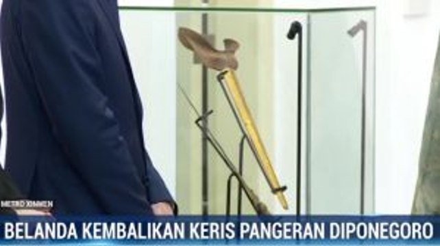 Ini Keris yang Dikembalikan Belanda ke RI
