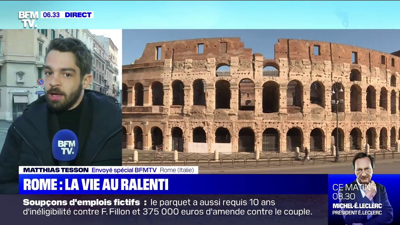 Coronavirus en Italie: Comment les Romains s'ad...