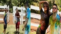 Priyanka Chopra & Nick Jonas ने बच्चों के साथ मनाया Holi का जश्न; Watch Video | Viral Video |Boldsky