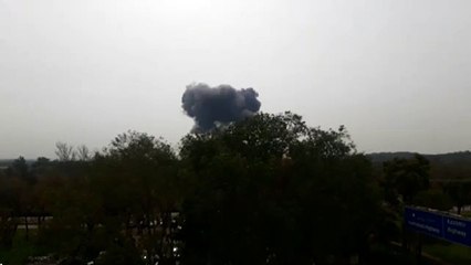Pak Army F16 Crash in Reharsal