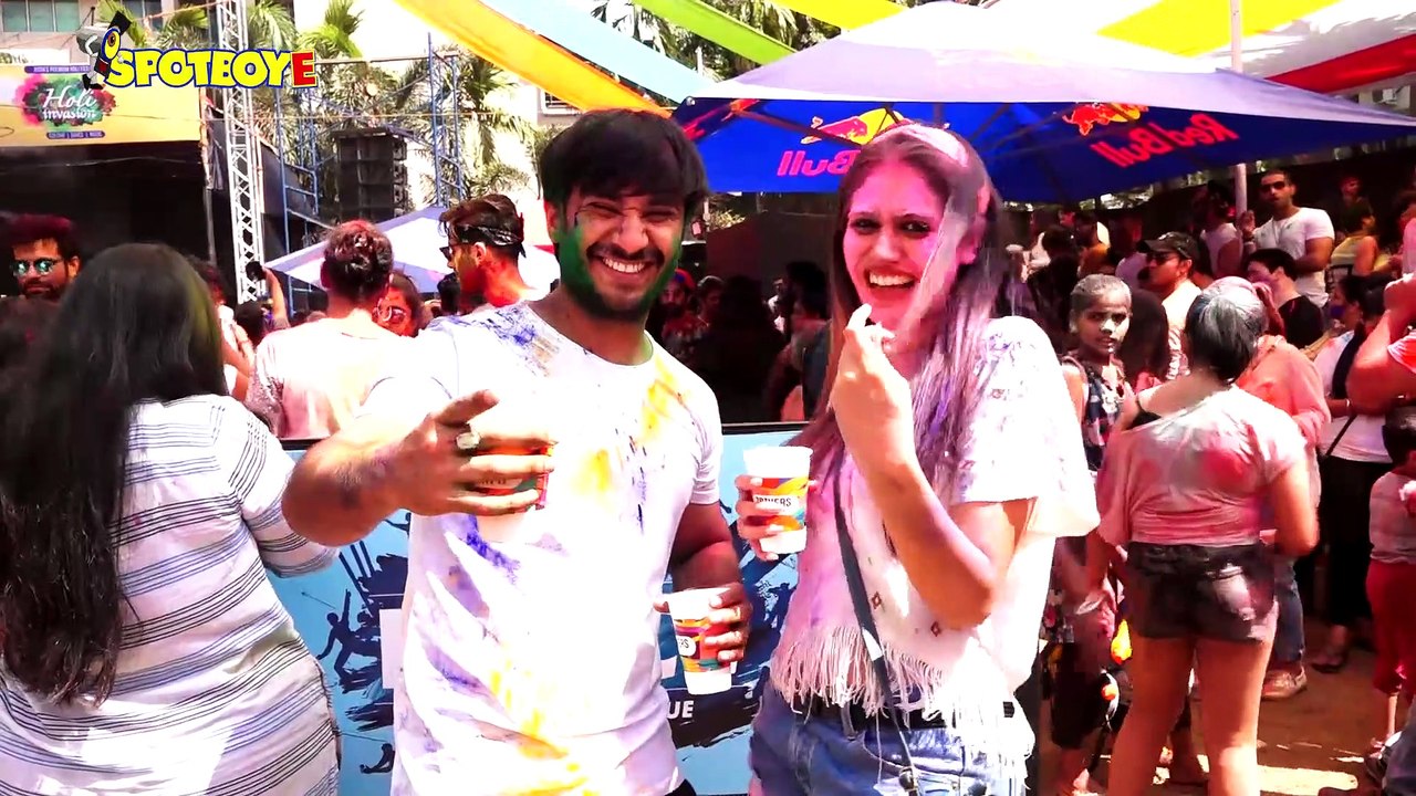Nia Sharma, Madhurima Tuli-Vishal Aditya Singh, Ankita Lokhande, Suyyash-Kishwer at BCL Holi Party