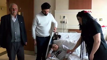 Almanya’da hastanede yatağa bağlanan Kaan, Türkiye’ye getirildi