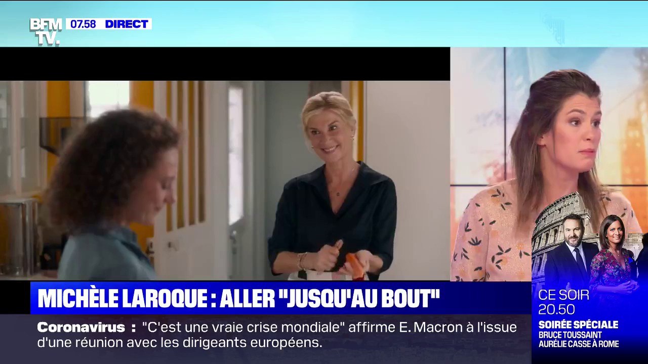 Malgré le coronavirus, Michèle Laroque continue la tournée des avant-premières pour la sortie de son film "Chacun chez soi"