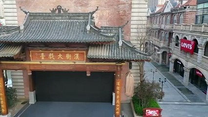 Streets deserted in coronavirus epicentre Wuhan