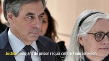 Justice : cinq ans de prison requis contre François Fillon