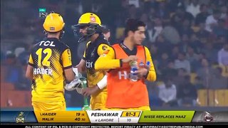 Shoaib Malik Brilliant Batting Fifty Against Lahore - Peshawar Vs Lahore - Match 24 - HBL PSL 2020