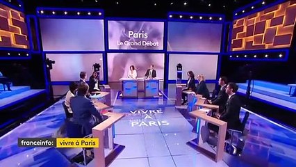 Скачать видео: Toujours en tête des sondages ce matin, Rachida Dati remet en place Anne Hidalgo lors d'un débat hier soir : 