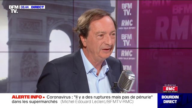 Coronavirus: le président de Leclerc évoque des ruptures mais pas de pénurie dans les supermarchés