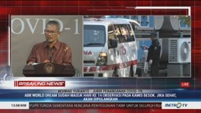 Besok, 188 ABK World Dream yang Diobservasi di Pulau Sebaru Dipulangkan