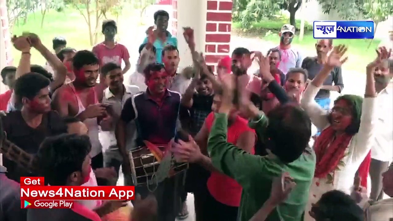 Nawada में पूर्व मंत्री का पत्नी के साथ देखिए Holi 2020 वाला डांस |  News4Nation
