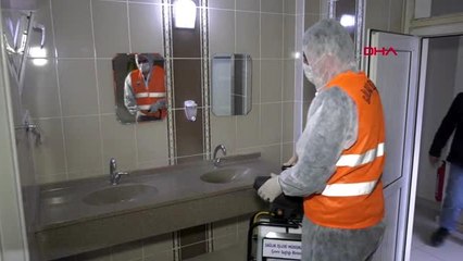 ANKARA Gölbaşı'nda kamu kurumlarında virüs temizliği