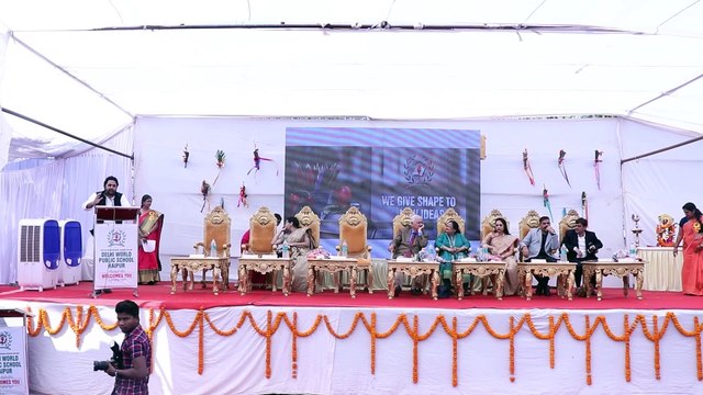 Salman Khursheed, Rajeev Vora & Louise Khursheed at the inauguration function of DWPS Raipur C.G 02