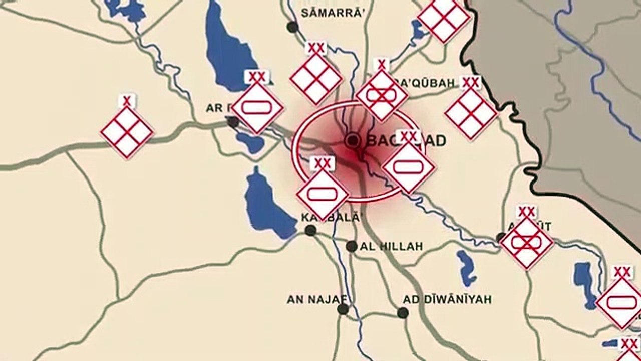 US Military - OIF - The Drive to Baghdad