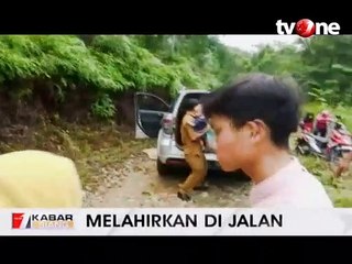 Belum Sampai Puskesmas, Wanita di Banten Melahirkan di Jalan