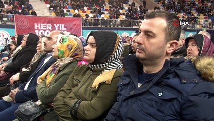 Bin 250 konutluk kura çekiminde ismi okunan vatandaşlar sevinç gözyaşlarına boğuldu