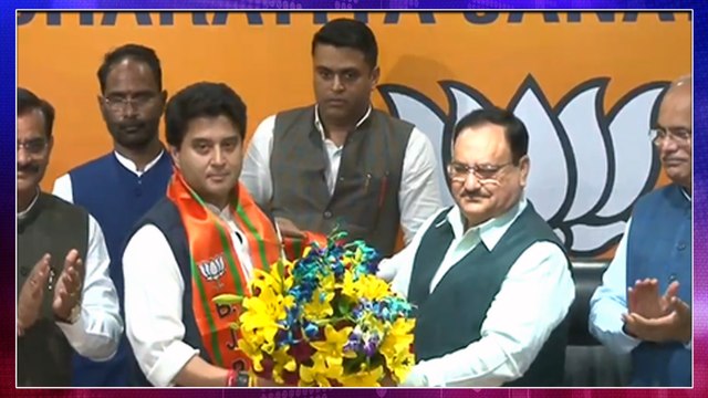 Watch : Jyotiraditya Scindia Joins BJP, Entire Scindia Family With BJP Now