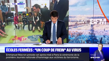 Ecoles fermées : "un coup de frein" au virus (4/4) - 11/03
