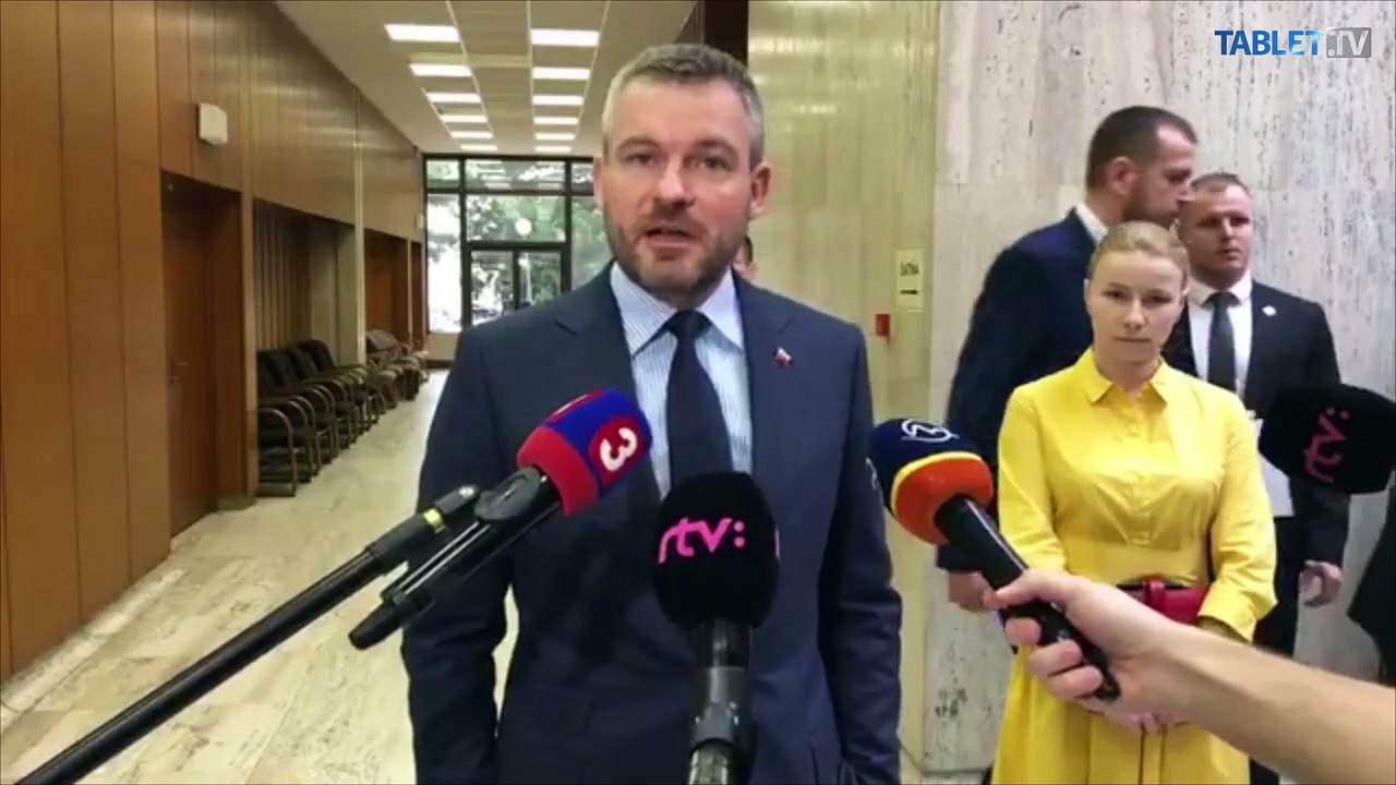 ZÁZNAM: Brífing P. Pellegriniho pred zasadnutím Vlády SR