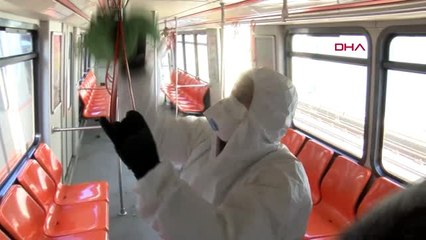 ANKARA Metroda koronavirüs önlemleri-2