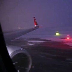 A Beautiful Take Off During A Snowy Night At Algeria | Oneindia Malayalam