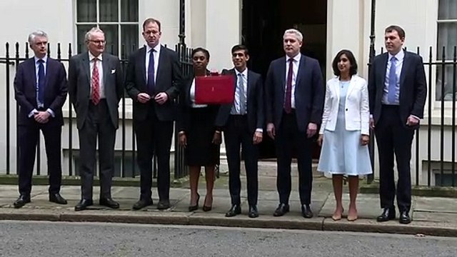 Chancellor Rishi Sunak photo op ahead of Budget announcement