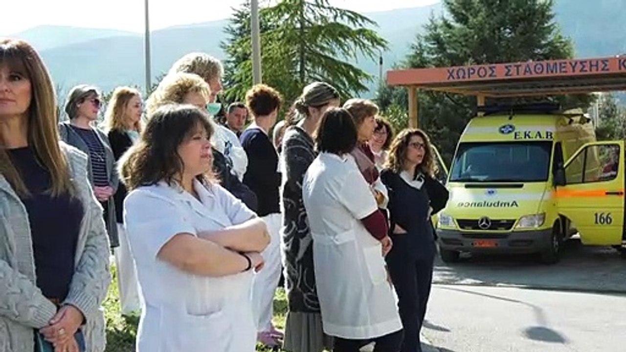 Άσκηση ετοιμότητας για τον κορωνοιό στο νοσοκομ...
