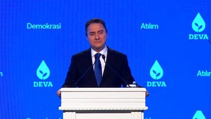 Son Dakika: DEVA Partisi'nin açılışında konuşan Babacan: Türkiye için atılım zamanı geldi
