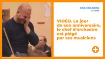 VIDÉO. Le jour de son anniversaire, le chef d'orchestre est piégé par ses musiciens